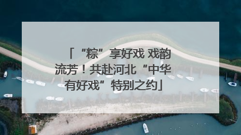 “粽”享好戏 戏韵流芳！共赴河北“中华有好戏”特别之约