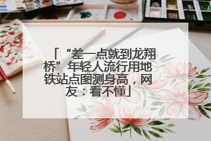 “差一点就到龙翔桥”年轻人流行用地铁站点图测身高，网友：看不懂