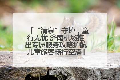 “清泉”守护，童行无忧 济南机场推出专属服务攻略护航儿童旅客畅行空港