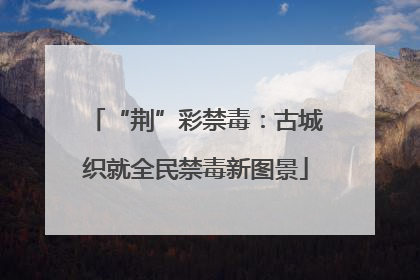 “荆”彩禁毒：古城织就全民禁毒新图景