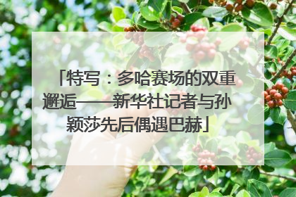 特写：多哈赛场的双重邂逅——新华社记者与孙颖莎先后偶遇巴赫
