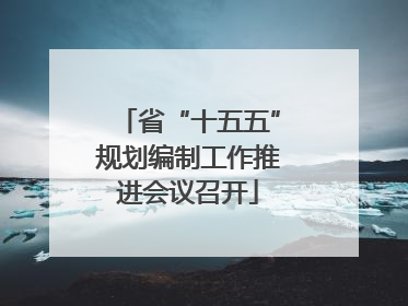 省“十五五”规划编制工作推进会议召开