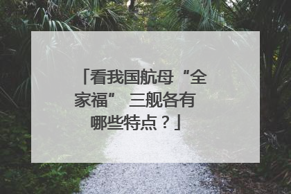 看我国航母“全家福” 三舰各有哪些特点？