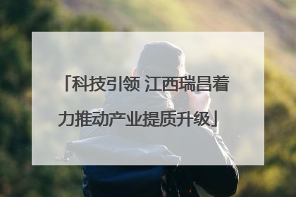科技引领 江西瑞昌着力推动产业提质升级