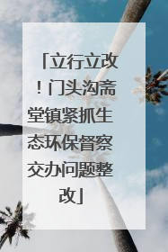 立行立改！门头沟斋堂镇紧抓生态环保督察交办问题整改