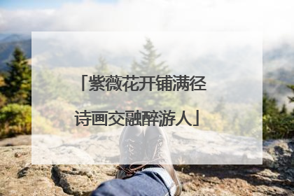 紫薇花开铺满径 诗画交融醉游人