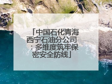 中国石化青海西宁石油分公司：多维度筑牢保密安全防线