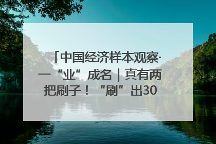 中国经济样本观察·一“业”成名｜真有两把刷子！“刷”出30亿级“颜值经济”