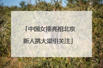 中国女排亮相北京 新人挑大梁引关注