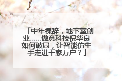 中年裸辞，地下室创业……傲意科技倪华良如何破局，让智能仿生手走进千家万户？