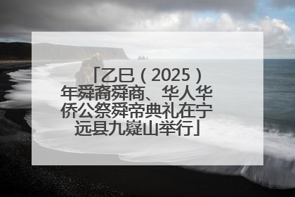 乙巳（2025）年舜裔舜商、华人华侨公祭舜帝典礼在宁远县九嶷山举行
