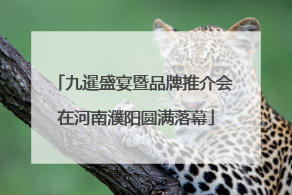 九暹盛宴暨品牌推介会在河南濮阳圆满落幕