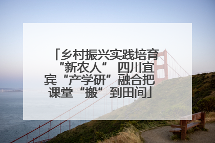 乡村振兴实践培育“新农人” 四川宜宾“产学研”融合把课堂“搬”到田间