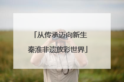 从传承迈向新生 秦淮非遗放彩世界
