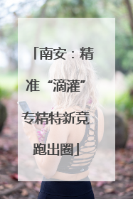 南安：精准“滴灌”专精特新竞跑出圈