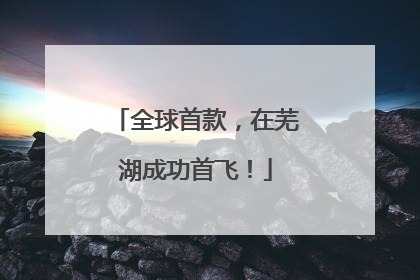 全球首款，在芜湖成功首飞！