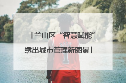 兰山区“智慧赋能”绣出城市管理新图景