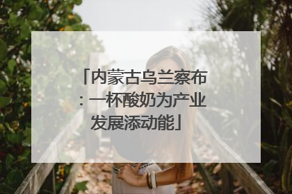 内蒙古乌兰察布：一杯酸奶为产业发展添动能
