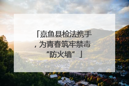 嘉鱼县检法携手，为青春筑牢禁毒“防火墙”