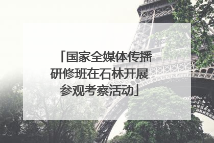 国家全媒体传播研修班在石林开展参观考察活动