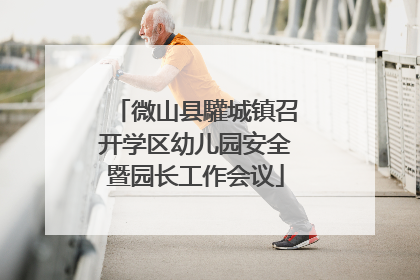 微山县驩城镇召开学区幼儿园安全暨园长工作会议