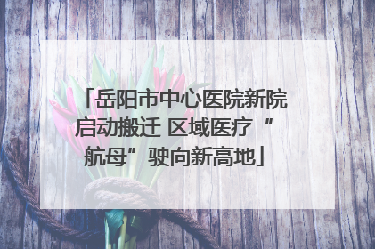岳阳市中心医院新院启动搬迁 区域医疗“航母”驶向新高地