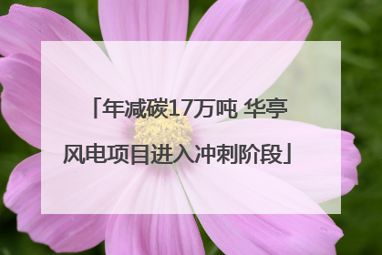 年减碳17万吨 华亭风电项目进入冲刺阶段