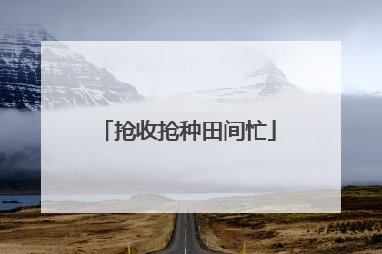 抢收抢种田间忙