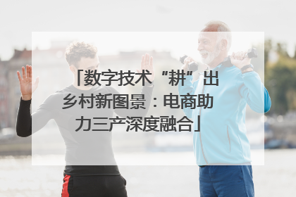 数字技术“耕”出乡村新图景：电商助力三产深度融合