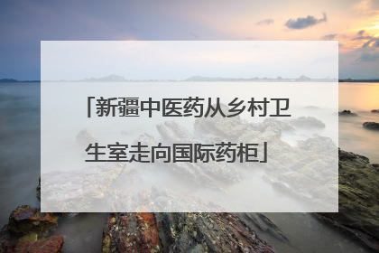 新疆中医药从乡村卫生室走向国际药柜