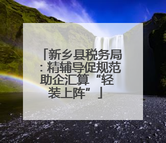 新乡县税务局：精辅导促规范 助企汇算“轻装上阵”