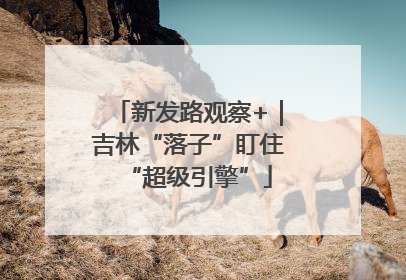 新发路观察+｜吉林“落子”盯住“超级引擎”