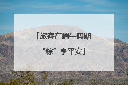 旅客在端午假期“粽”享平安
