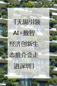 无锡引领AI+数智经济创新生态推介会走进深圳