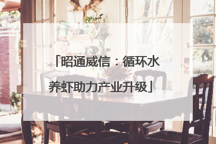 昭通威信：循环水养虾助力产业升级