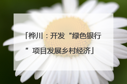 桦川：开发“绿色银行”项目发展乡村经济