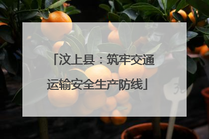 汶上县：筑牢交通运输安全生产防线