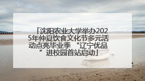 沈阳农业大学举办2025年仲夏饮食文化节多元活动点亮毕业季 “辽宁优品”进校园首站启动