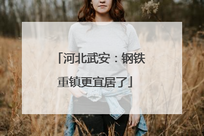 河北武安：钢铁重镇更宜居了
