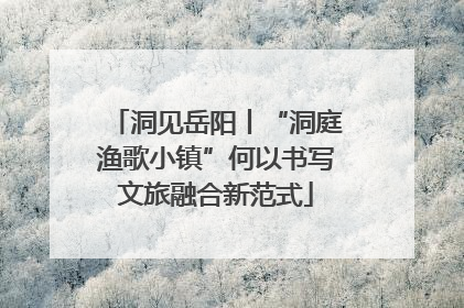 洞见岳阳丨“洞庭渔歌小镇”何以书写文旅融合新范式