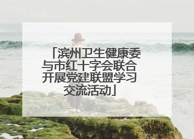 滨州卫生健康委与市红十字会联合开展党建联盟学习交流活动
