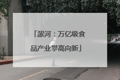 漯河：万亿级食品产业攀高向新