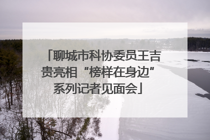聊城市科协委员王吉贵亮相“榜样在身边”系列记者见面会