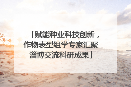 赋能种业科技创新，作物表型组学专家汇聚淄博交流科研成果