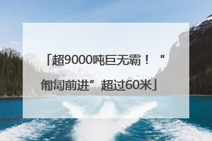 超9000吨巨无霸！“匍匐前进”超过60米