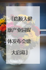 路顺大健康产业园媒体发布会盛大启幕