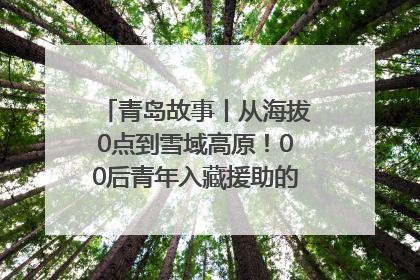青岛故事丨从海拔0点到雪域高原！00后青年入藏援助的400多个日夜
