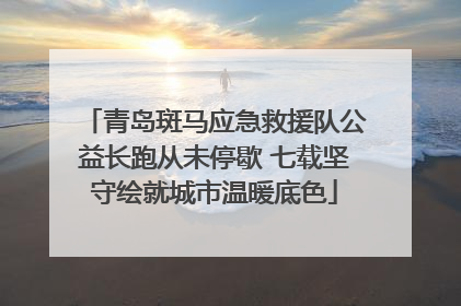 青岛斑马应急救援队公益长跑从未停歇 七载坚守绘就城市温暖底色