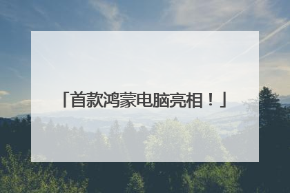 首款鸿蒙电脑亮相！