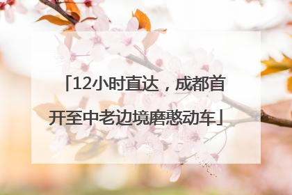 12小时直达，成都首开至中老边境磨憨动车